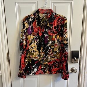 Women’s Multicolor Abstract jacket